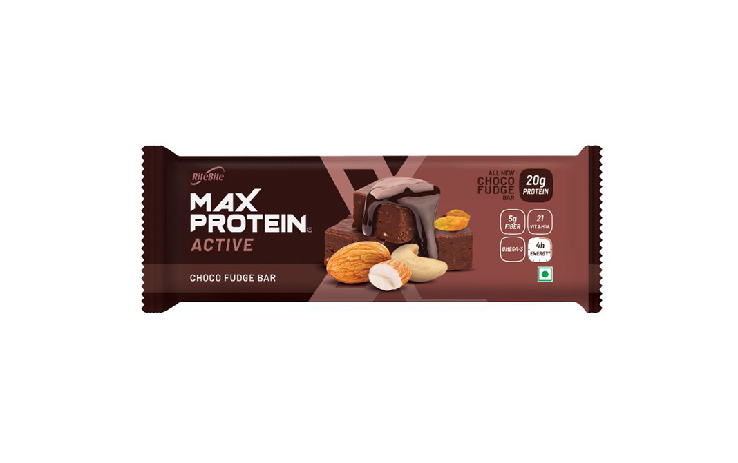 Ritebite Max Protein Active Choco Fudge Bar   Pack  75 grams